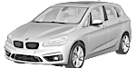 BMW F45 P08A9 Fault Code